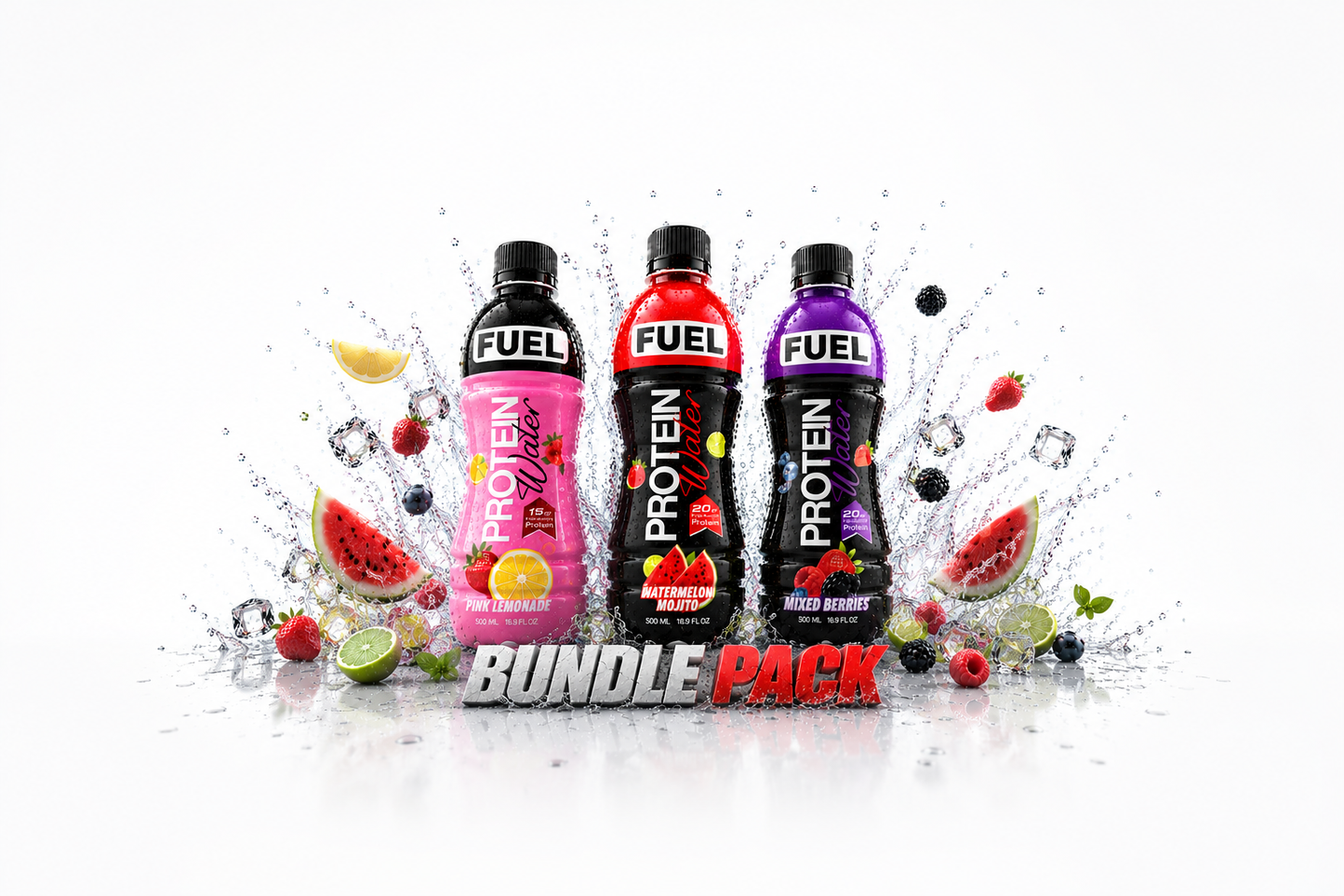 Fuel Protein Water Bundle Pack