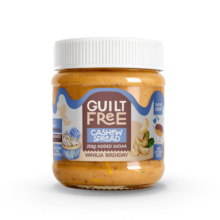 Guilt Free Cashew Spread-200G-Vanilla Birthday Cake product image