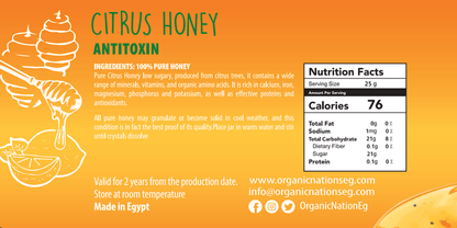 Citrus Honey-400G nutrition facts