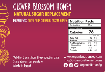 Honey Clover-400G nutrition facts