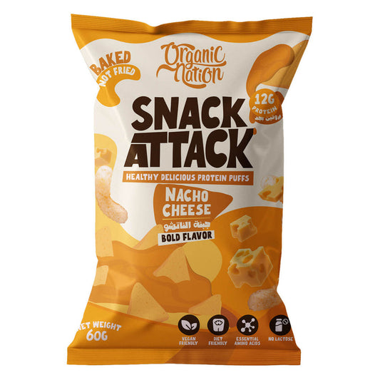 Snack Attack Protein Puffs Nacho Cheese