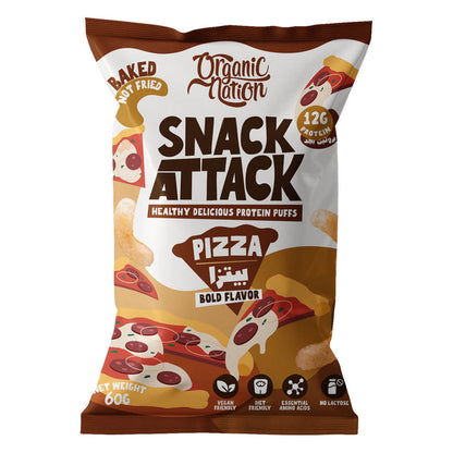 Snack Attack Protein Puffs Pizza